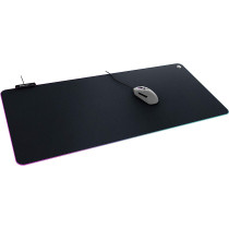 ROCCAT Sense Aimo Xxl Gaming Mousepad - Aimo Led Illumination, Maximum Precision, Rubberized Bottom, (900 Mm X 400 Mm X 3.5 Mm), Black