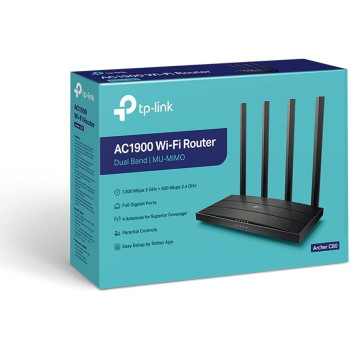 Tp-Link Archer C80 Gigabit Wireless Router Mu-Mimo Ac1900