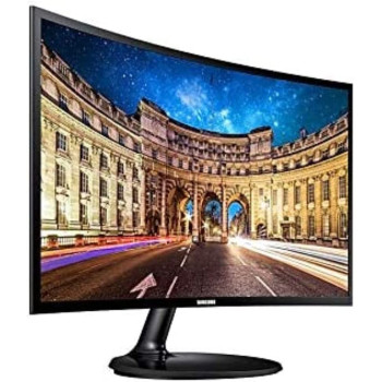 SAMSUNG 24 Inch Cf390 Curved Monitor Lc24F390Fhmxue, Black