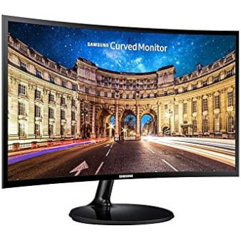SAMSUNG 24 Inch Cf390 Curved Monitor Lc24F390Fhmxue, Black