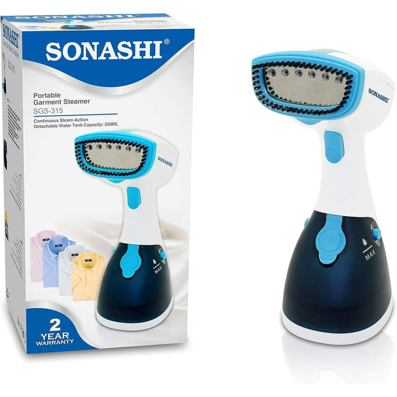 Sonashi Portable Handheld Garment Steamer (SGS-315), Multicolour