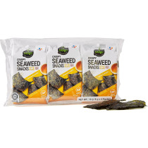 Cj Bibigo Snack Gim, Seasoned Seaweed Sesame 5grams X 3Packs, Multi Color