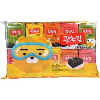 Kwangcheonkim Kakao Friends Seasoned Seaweed Snacks 100 g