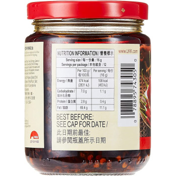 LEE KUM KEE Chiu Chow Chilli Oil 205gm