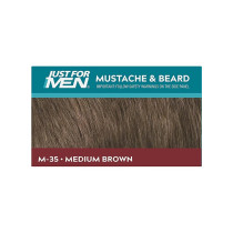 Just For Men Mustache And Beard Hair Colour Medium Brown M-35 68G Hair Color