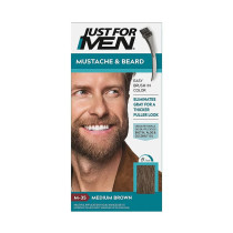 Just For Men Mustache And Beard Hair Colour Medium Brown M-35 68G Hair Color