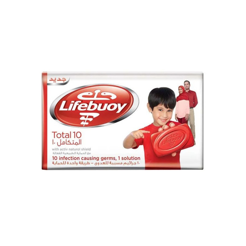 Lifebuoy Total 10 Anti-Bacterial Soap Red 160G Skin Care