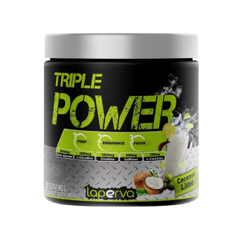 Laperva Triple Power Pre-Workout Supplement Coconut Lime 300G Dietary Supplements