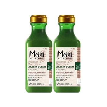MAUI MOISTURE 2-Piece Thicken And Restore Plus Bamboo Fibers Shampoo Set 385Ml