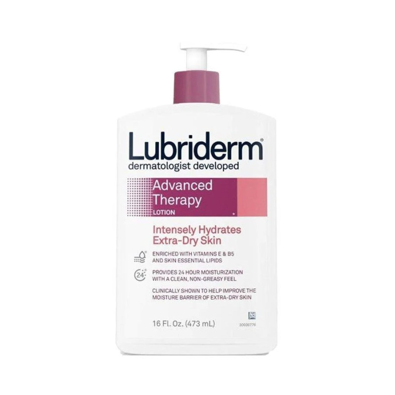 Lubriderm Advanced Therapy Moisturizing Lotion 16Ounce Skin Care