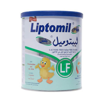 Liptomil Plus Lactose Free Infant Milk Formula Birth Onwards 400Grams Baby Formula