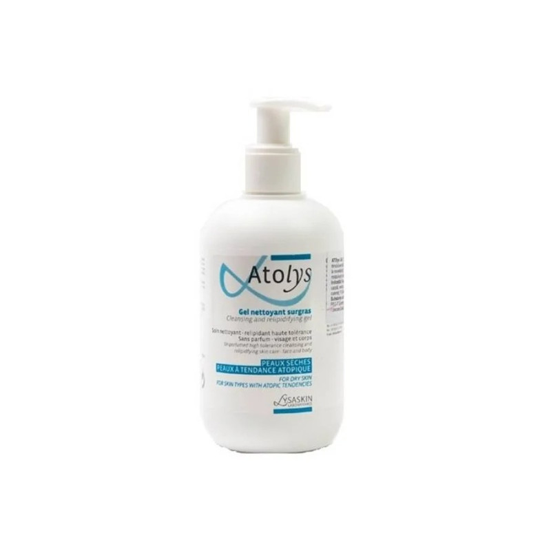 Lysaskin Atolys Cleansing And Relipidifying Gel 200 Ml BodyShower Gels