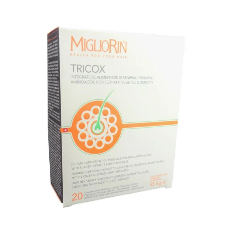 MIGLIORIN Tricox 20 Capsules 55.5G Hair Care & Treatments