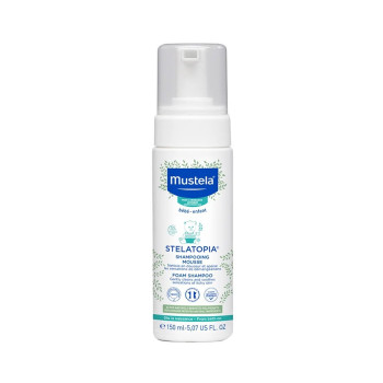 Mustela Stelatopia Baby Foam Shampoo, 150Ml Hair Care & Treatments