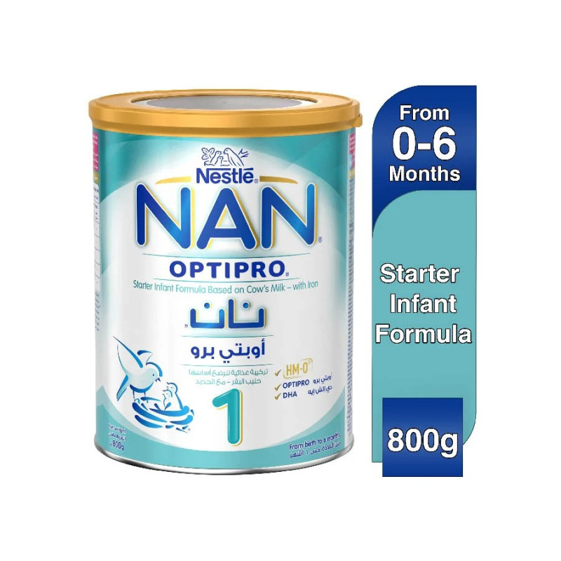Nan Optipro Stage 1 Infant Formula 800Grams Baby Formula