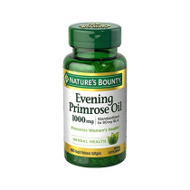 NATURE'S BOUNTY Pack Of 2 Evening Primrose Oil 1000Mg Herbal Supplement - 60 Capsule