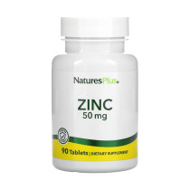 Nature's Plus Amino Acid Chelate Zinc Dietary Supplement 50 Mg - 90 Tablets Dietary Supplements
