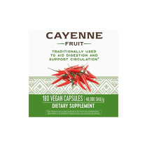 Nature's Way Cayenne Pepper Dietary Supplement - 180 Count Dietary Supplements