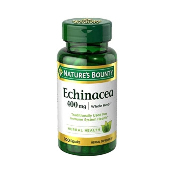 NATURE'S BOUNTY Echinacea 400Mg Dietary Supplement - 100 Capsules Dietary Supplements