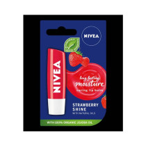 Nivea Strawberry Shine Caring Lip Balm Red Lip Balm