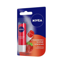 Nivea Strawberry Shine Caring Lip Balm Red Lip Balm