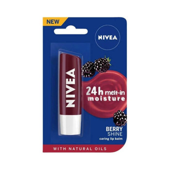 Nivea Lip Balm - Blackberry Shine Purple Lip Balm