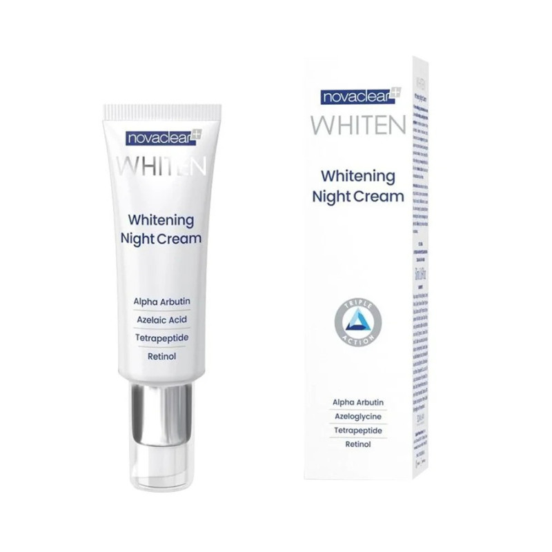 novaclear Whiten Whitening Night Cream White 50Ml Skin Care