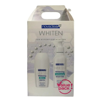 novaclear Whiten Whitening Bikini Roll On Plus Intimate Wash Gel 250Ml