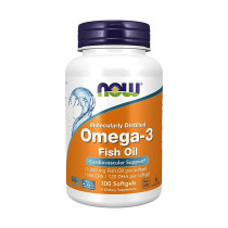 Now Foods Omega-3 Fish Oil 100 Softgels Dietary Supplements