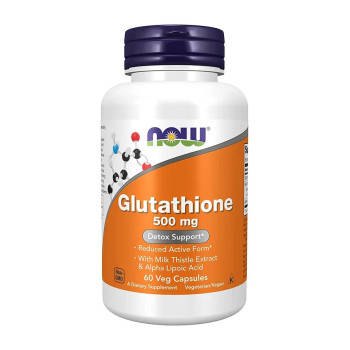 Now Foods Glutathione 500 Mg 60 Veg Capsules Dietary Supplements