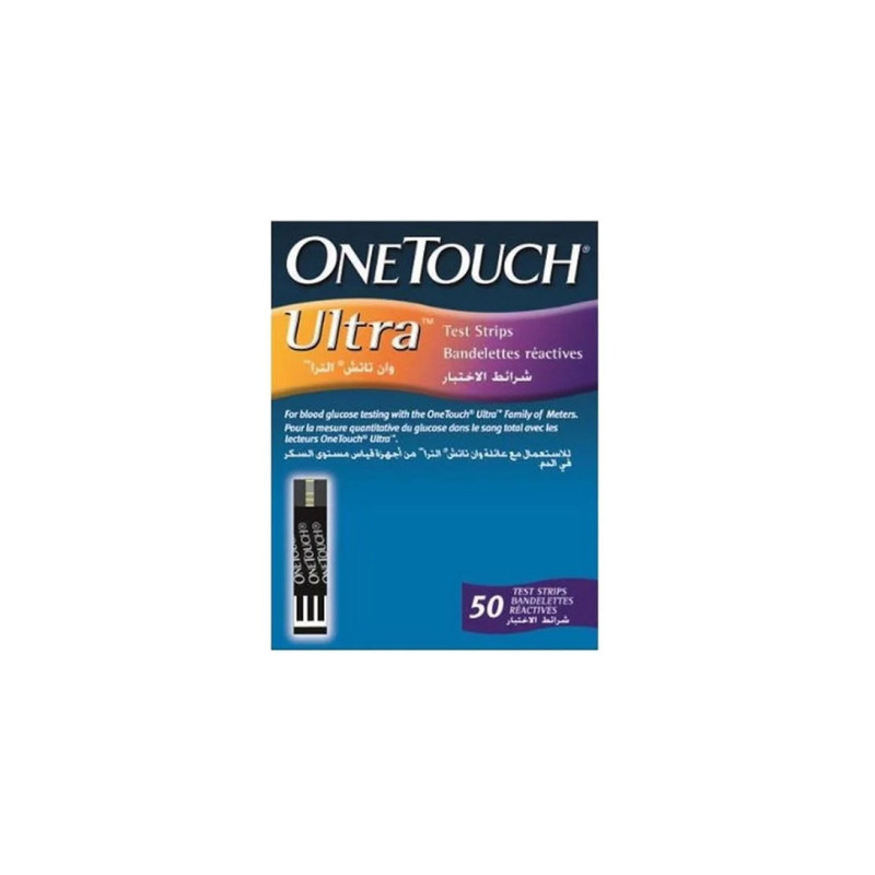 One Touch Ultra Test Strips 50 Pieces Blood Glucose Monitor