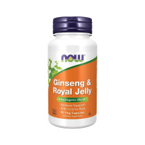 Now Foods Ginseng & Royal Jelly 90 Capsules Dietary Supplements