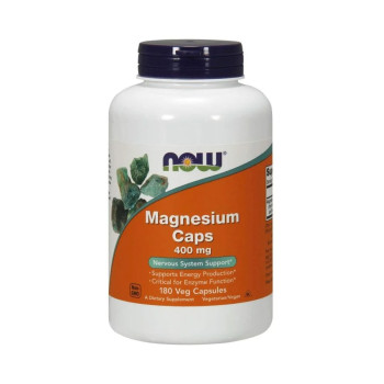 Now Foods Magnesium 400 Mg 180 Capsules Supplements