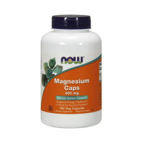 Now Foods Magnesium 400 Mg 180 Capsules Supplements