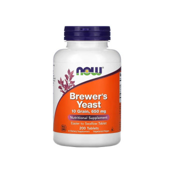 Now Foods Brewer'S Yeast 650 Mg 200 Tablets Supplements