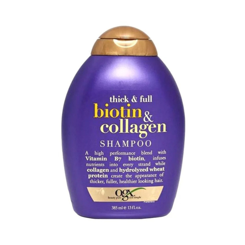 Ogx Full Biotin And Collagen Shampoo Purple 385Ml Hair Care & Treatments