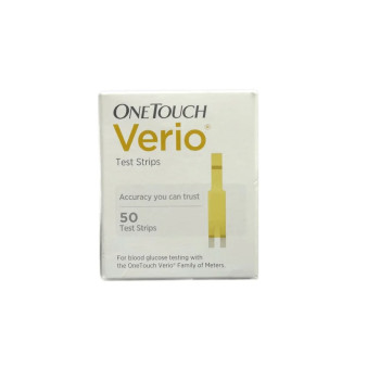 One Touch 50-Piece Verio Test Strips Set Blood Glucose Monitor
