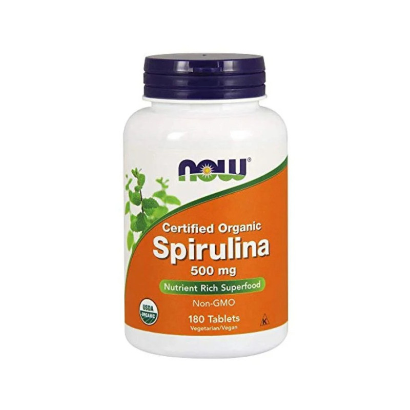 Now Foods Certified Organic Spirulinatablets Dietary Supplements