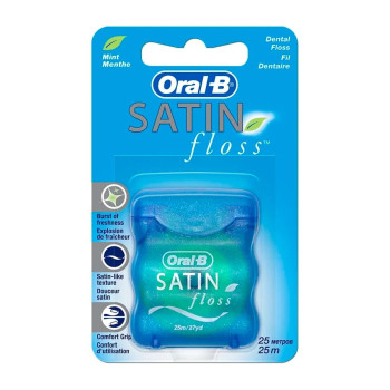 Oral B Mint Satin Dental Floss 25 Meter Oral Care