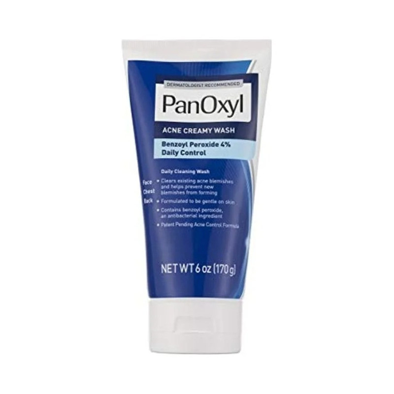 PanOxyl Acne Creamy Wash White 170G Skin Care