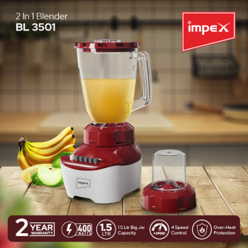 Impex BL 3501 1500ml 400 Watt Mixer Grinder