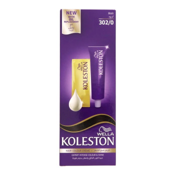 Koleston Wella Expert Intense Hair Color Cream 302/0 Black 50Ml Hair Color