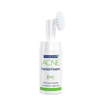 Novaclear Acne Facial Foam White/Green 100Ml Skin Care