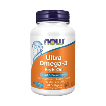 Now Foods Ultra Omega-3, 500 Epa/250 Dha, 90 Softgels Dietary Supplements