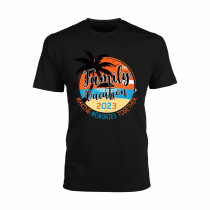 Al Amal Beach tishirt making memories together UNISEX, Black