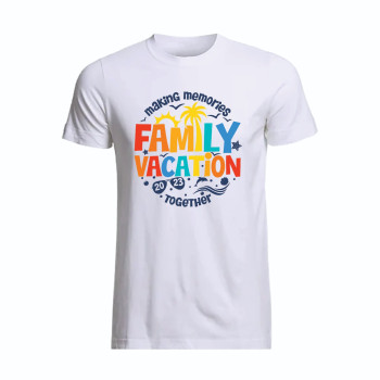 Al Amal Beach tishirt family vacation 2023 UNISEX, White