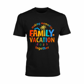 Al Amal Beach tishirt family vacation 2023 UNISEX, Black