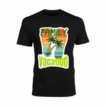 Al Amal Summer beach Family Vacation tishrt UNISEX, Black