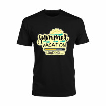 Al Amal Beach tishirt summer vacation loading UNISEX, Black