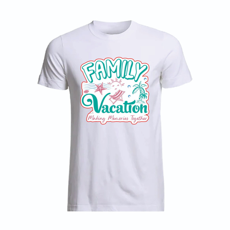 Al Amal summer beach tishrt making memories 2023 UNISEX, White
